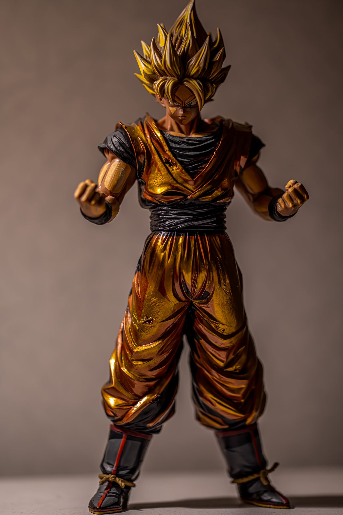 Goku figure photography